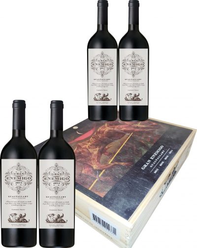 Gran Enemigo Gualtallary Assortment 2011, 2012, 2013, 2014 - 4 sticle în cutie de lemn