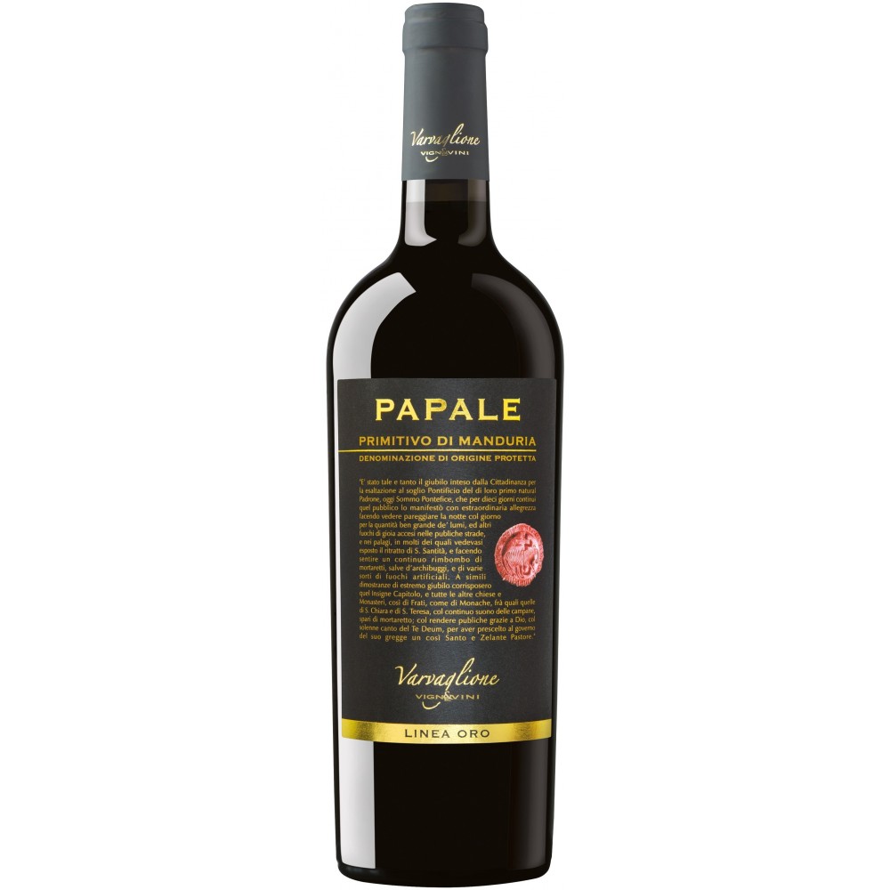”Papale Linea Oro” Primitivo di Manduria 2019