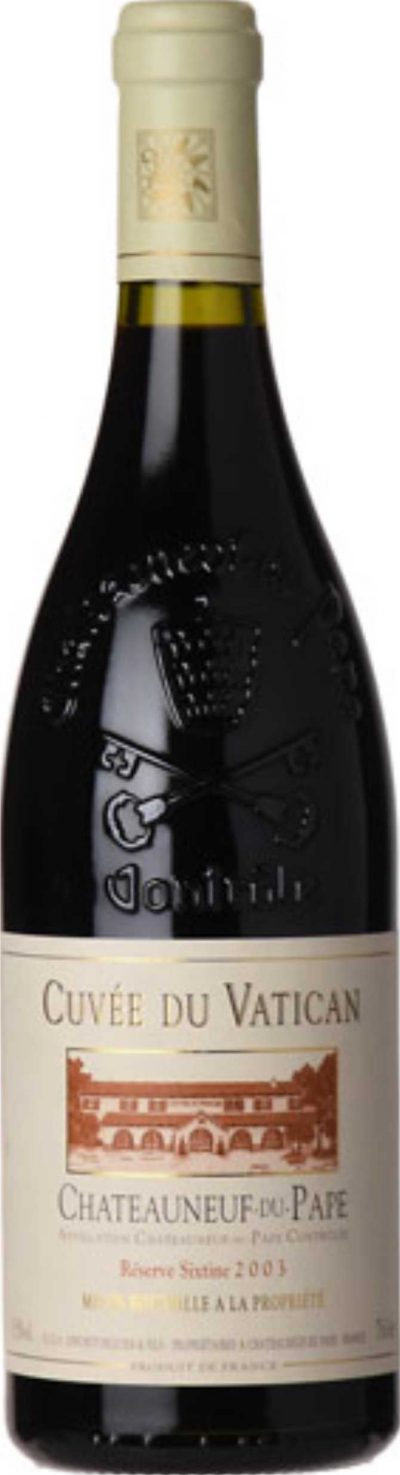Cuvée du Vatican "Réserve Sixtine" Châteauneuf-du-Pape 2003